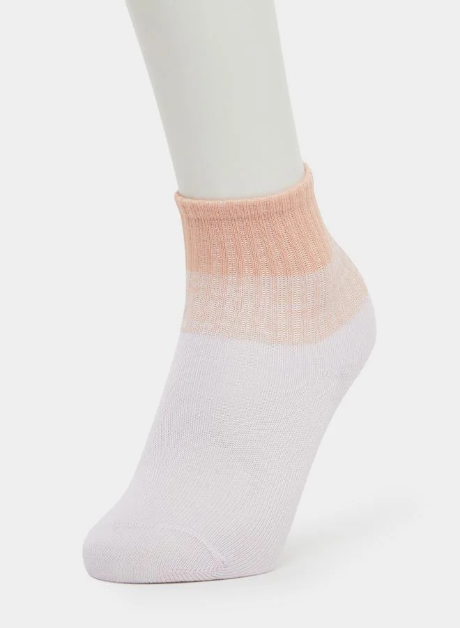 ستايلي عبوة من 5 أزواج - جوارب كاحل ملونة